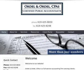 Ordelandordel.com(Ordel and Ordel CPA's) Screenshot