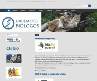 Ordembiologos.pt(Ordem dos Biólogos) Screenshot