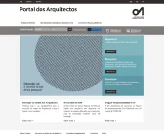 Ordemdosarquitectos.pt(Portal dos Arquitectos) Screenshot