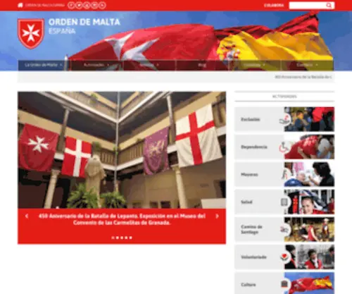 Ordendemalta.es(Orden de Malta) Screenshot