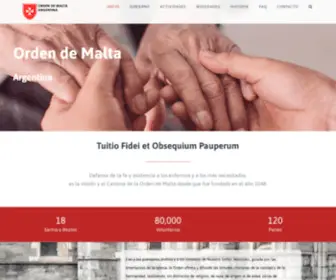 Ordendemaltaargentina.org(Orden de Malta Argentina) Screenshot