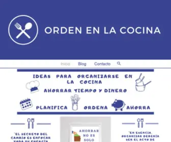 Ordenenlacocina.com(Inicio) Screenshot