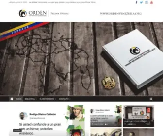 Ordenvenezuela.org(ORDEN Movimiento Nacionalista) Screenshot