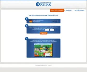Order-Atlas.com(Editions Atlas) Screenshot