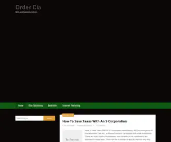 Order3Cia.com(Order Cia) Screenshot
