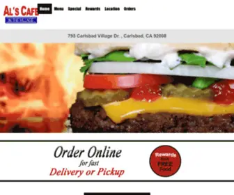 Orderalscafeinthevillage.com(Al’s Cafe In The Village) Screenshot