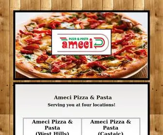 Orderamecipizzaandpastaca.com(Ameci Pizza & Pasta) Screenshot