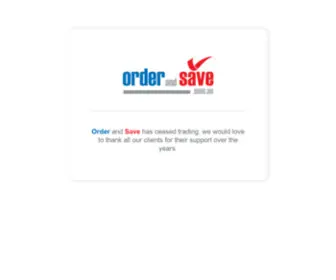 Orderandsave.com.au(Australia&#039;s Top Discount Beauty Products) Screenshot
