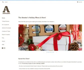 Orderatwaters.com(Festive treats and a wholesome feast for the entire family) Screenshot