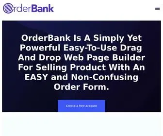 Orderbank.com.ng(Powerful yet simple order form that helps take orders) Screenshot
