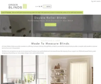 Orderblinds.co.uk(Order Blinds) Screenshot