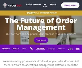 Orderbot.com(Multichannel Order & Inventory Management Software) Screenshot