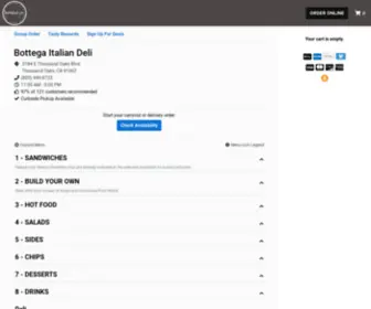 Orderbottega.com(Thousand Oaks) Screenshot