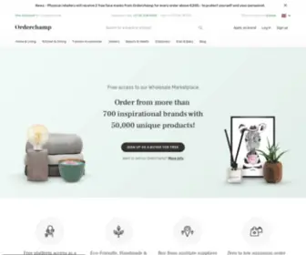 Orderchamp.com(The No.1 Wholesale Marketplace) Screenshot