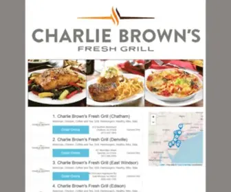 Ordercharliebrowns.com(Charlie Brown's Fresh Grill (Online Order)) Screenshot