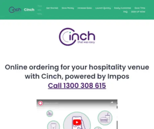 Ordercinch.com.au(Cinch) Screenshot