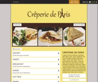 Ordercreperiedeparis.com(REDMOND, WAMenu & Order Online)) Screenshot