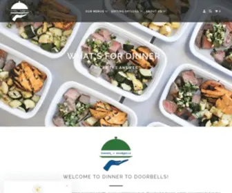 Orderdinnertodoorbells.com(Dinner to Doorbells) Screenshot