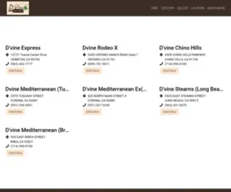 Orderdvineexperience.com(D'vine Experience) Screenshot