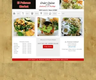 Orderelpaisanomarket.com(El Paisano Market) Screenshot