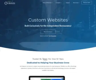 Ordereze.com(Website and Social Media Services for Restaurants) Screenshot