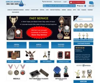 Orderfastawards.com(Same Day Trophies) Screenshot