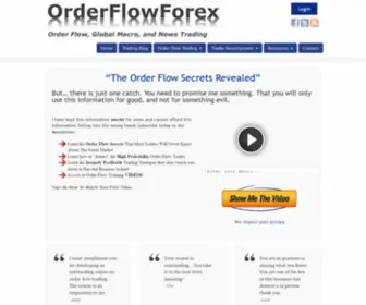 Orderflowforex.com(Trading Blog) Screenshot