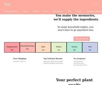 Orderfoy.com(Household Grocery Shopping and Delivery) Screenshot