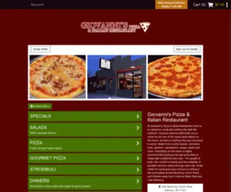 Ordergiovannispizza.com(Hanover, PAMenu & Order Online)) Screenshot