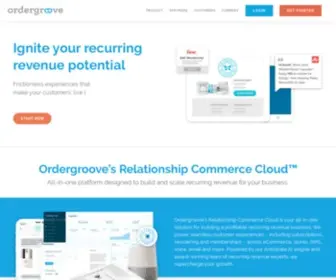 Ordergroove.com(Relationship Commerce) Screenshot