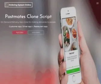 Orderingsystemonline.com(On demand delivery app development company) Screenshot
