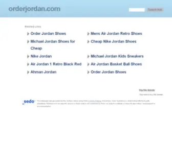 Orderjordan.com(Order jordans) Screenshot