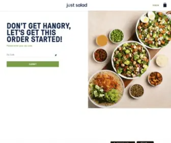 Orderjustsalad.com(Order Salad Online) Screenshot