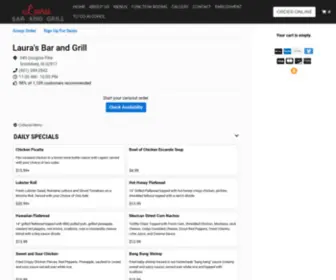 Orderlaurasbarandgrill.com(Smithfield, RIMenu & Order Online)) Screenshot