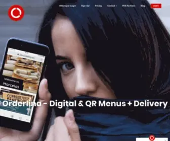 Orderlina.com(QR Code Menu for Scan) Screenshot