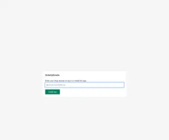 Orderlyemails.com(Shopify App) Screenshot