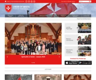 Orderofmaltaamerican.org(Order of Malta) Screenshot