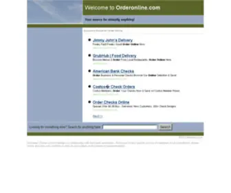 Orderonline.com(Orderonline) Screenshot