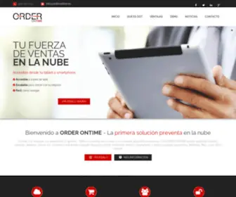 Orderontime.es(ORDER ONTIME :: La solución preventa en la nube) Screenshot