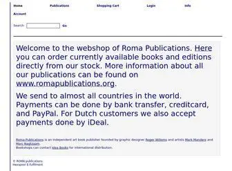 Orderromapublications.org(Roma Publications) Screenshot