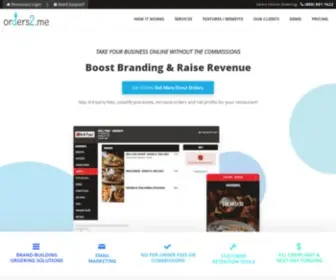 Orders2.me(Online Ordering System & Website Design for Restaurants) Screenshot