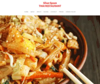 Ordersilverspoonthai.com(Silver Spoon Thai Restaurant) Screenshot