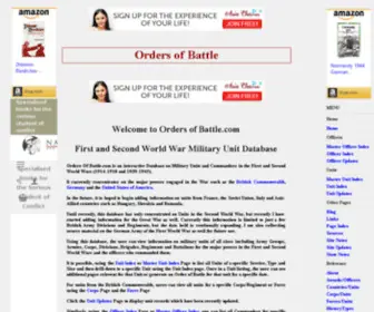 Ordersofbattle.com(Orders of Battle) Screenshot