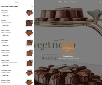 Ordersweetncup.com(Cake, Chocolates, and Jars) Screenshot