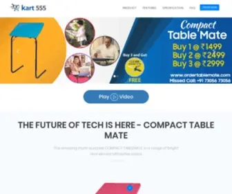 Ordertablemate.com(Multipurpose Portable Laptop Table online) Screenshot