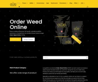 Orderweedonline.co(Order Weed Online) Screenshot