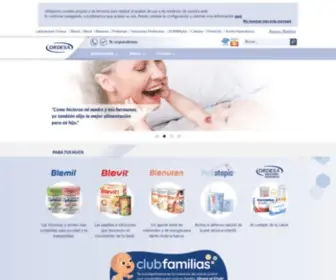 Ordesa.es(Bienvenida al web del especialista en nutrición infantil) Screenshot