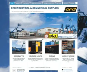 Ordgroup.com(Ord Industrial and Commercial Supplies near Inverness) Screenshot