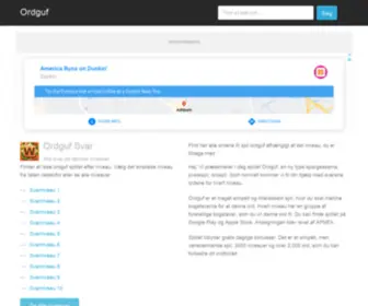 Ordgufsvar.com(Ordguf opløsning) Screenshot