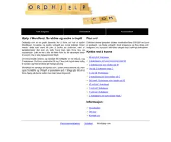 OrdhJelp.com(Bokmål) Screenshot
